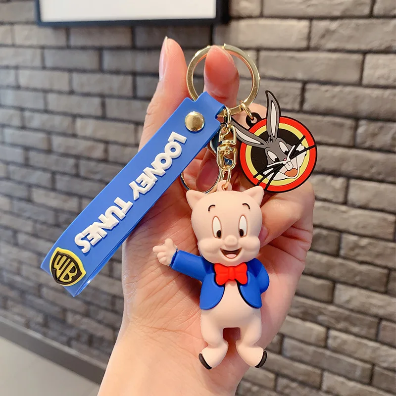 لطيف البق الأرنب دمية مفتاح سلسلة الكرتون مفتاح سلسلة قلادة حقيبة معلقة الديكور هدية صغيرة #6