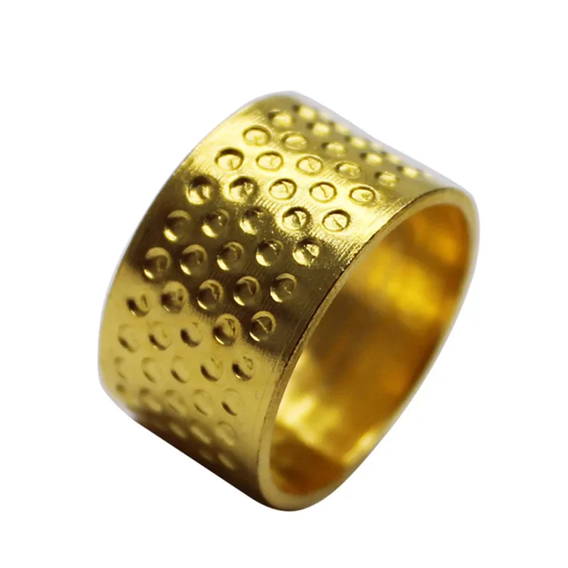 معدن إصبع النحاس حامي حلقة إبرة كشتبان اليدوى خياطة الخياطة الجلود الحرفية عدد وأدوات الملحقات