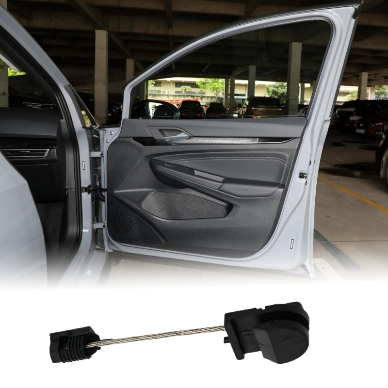 Door Lock Release Cable 7H0837732 with Black End Fittings for Interior Door Repair and Replacement Service Part