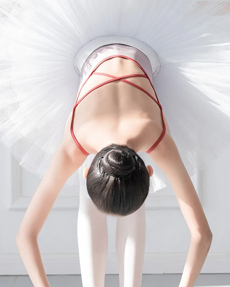 Body da balletto per donna Danza per adulti Canotta Ginnastica Body Costume da balletto Rosso Nero Body Costumi da bagno Costume da bagno Donna rosa