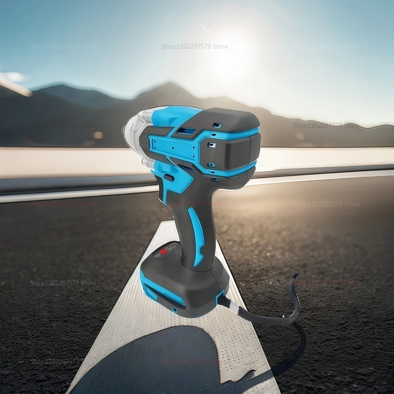 Wireless Impact Wrench Cordless Brushless Electric Power Tool High Torque Rechargeable Handheld Tool for Repair Construction