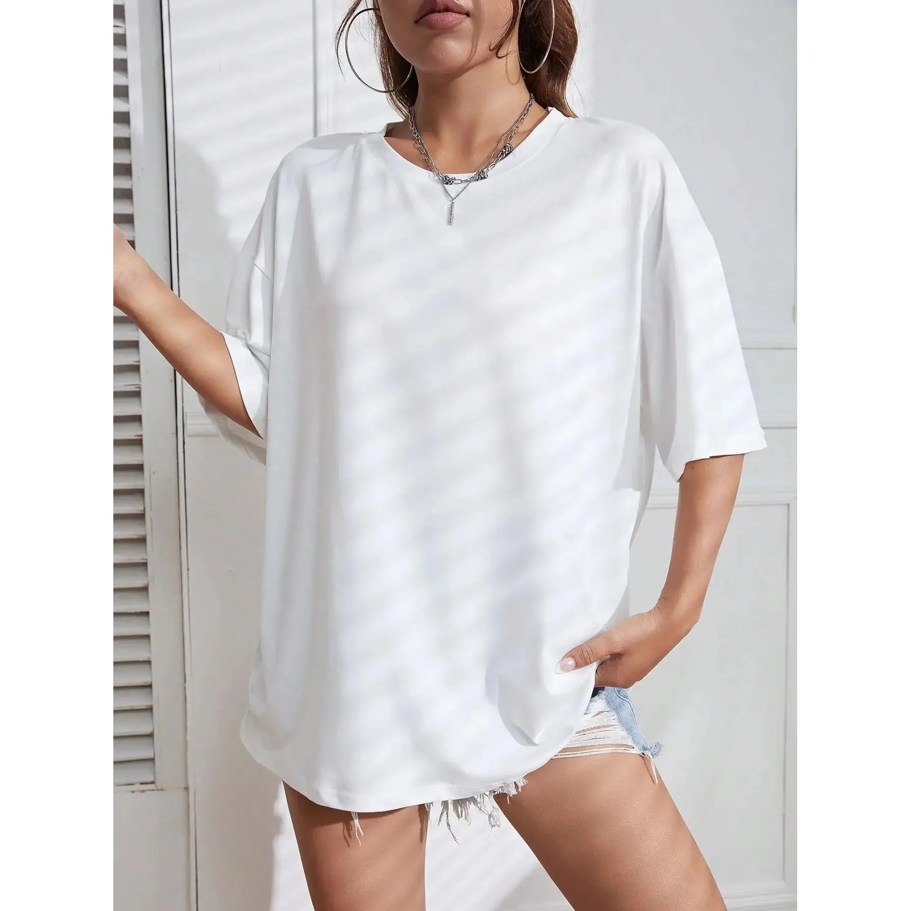

Color ort Sve Women Fitn Cotton Soft Tirts B Ladies Premium Quali Мягкие хлопковые тирты ярких цветов для Fitn...