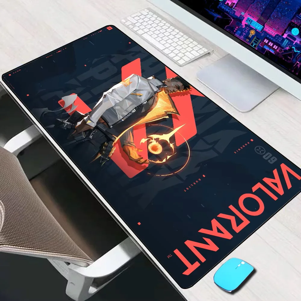 

VALORANT Phoenix Large Mouse Pad Gaming Accessories Mouse Mat Keyboard Mat PC Gamer Desk Pad Computer Mousepad Laptop Mausepad