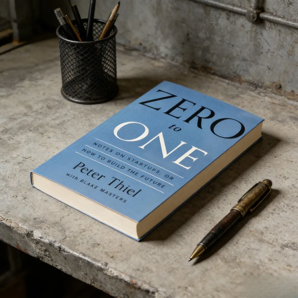 

Zero to One English Paperback Notes on Startups How to Build Future Business Innovation Entrepreneurship Guide Book
