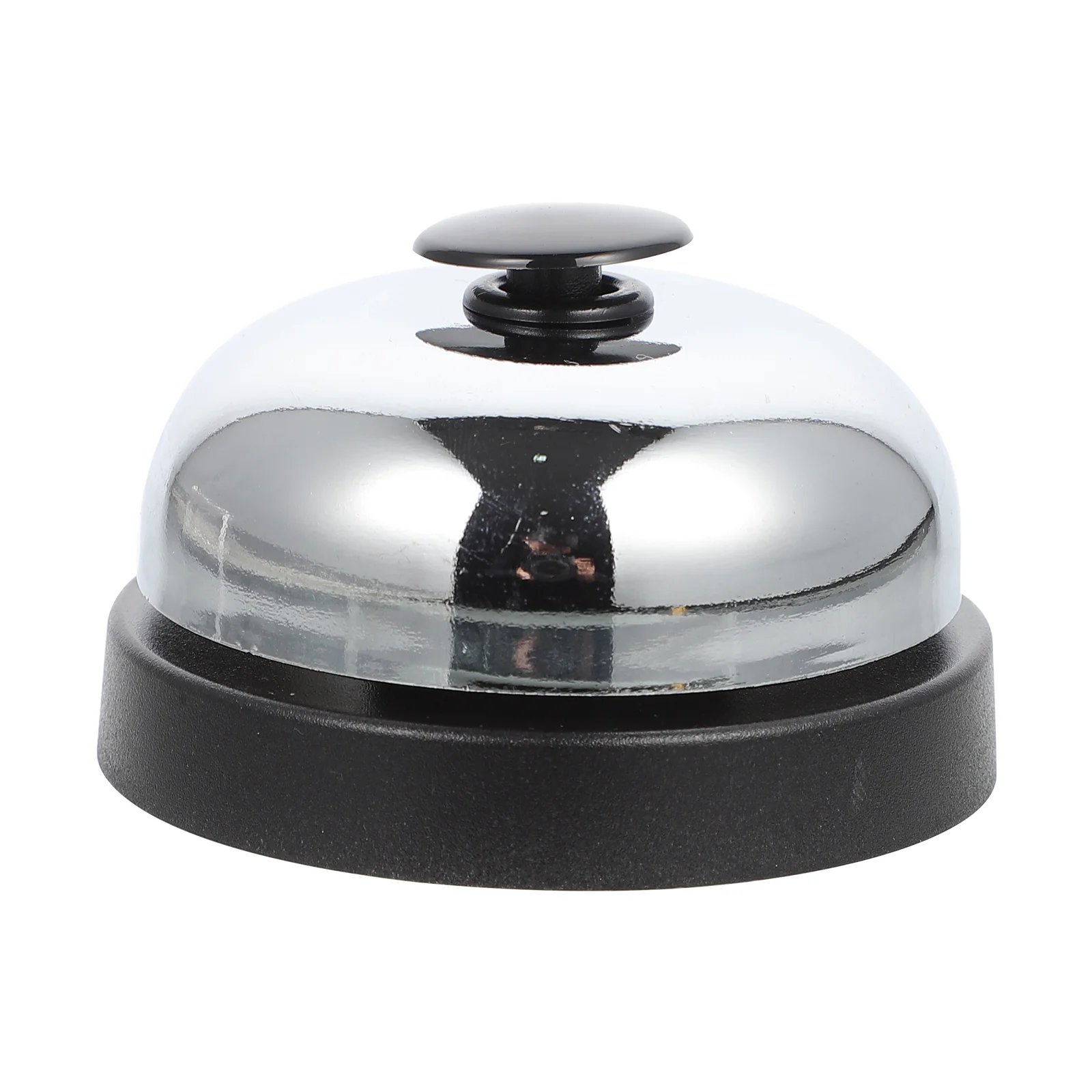 Decorative Bells Customer Game Ring Chime Reception Service Call Black Plastic Hand Pressing Pet