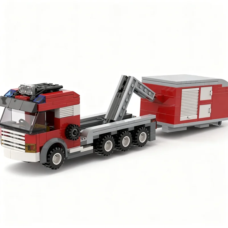 309 peças MOC City Fire Caminh - Kids Education System avaliação e preço