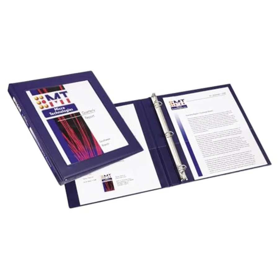 

Framed Presentation Non Locking Slant Ring View Binder, Capacity