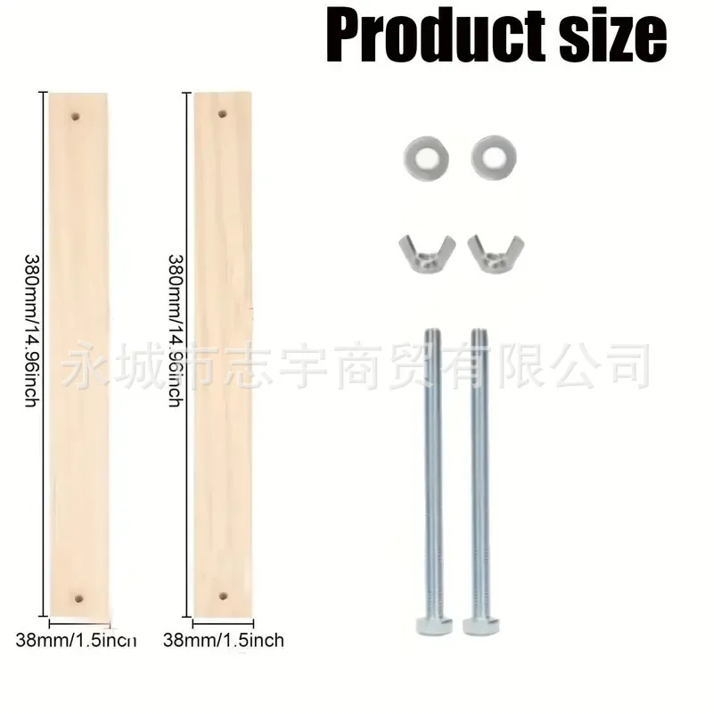 

1 set 1 Set Wooden Bookbinding Press Hand Crafted Manual Paper Press For Diy Book Repair Smooth Tool Long Lasting Wood Binding