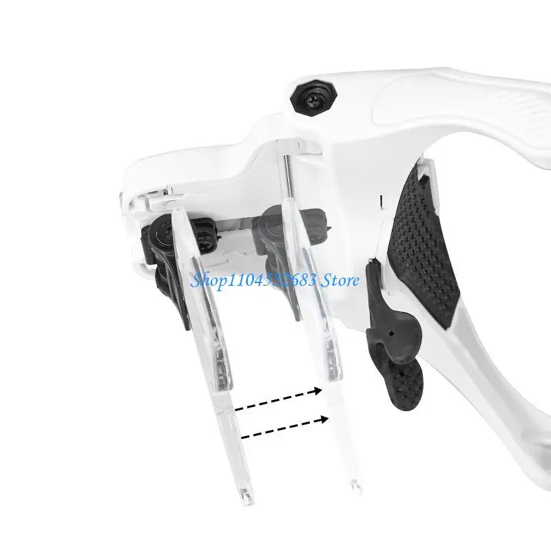 

Y6GD Headband Magnifier Head-Mounted Glass with 4 LED Light for Reading