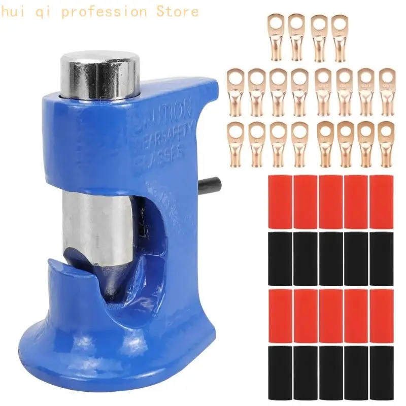 Fahrzeugverkabelungs-Presswerkzeug Hammer-Kabelschuh-Crimper-Set für Batteriekabel-Serviceaufgaben H8WE – Detail 5