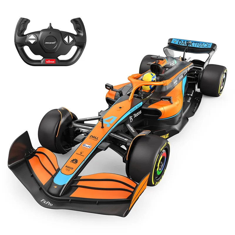 2022 McLaren F1 MCL36 1:12 Scale 1:18 RC Car Radio Remote Control Toy Racing Car Model Auto Machine Gift for Kids Adults Rastar