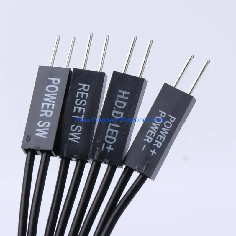 F68C 마더 보드 HDD LED/PLED/RESET SW 전력 SW EXTENSION CABLE 2 핀 여성 대 남성