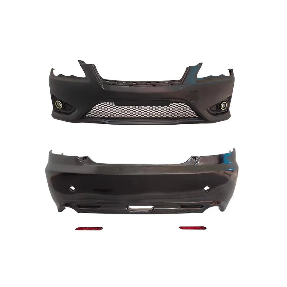 

For Toyota Mark-x 2005-2009 Upgrade 2014 Front Bumper Rear Bumper Primer Color Car Factory Direct Car Body Kit
