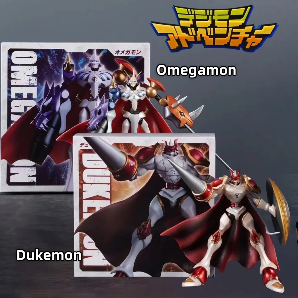 

16cm Digimon Anime Digimon Figures Omegamon Dukemon Anime Figure Model Statue Collection Desktop Decoration Gifts Toys