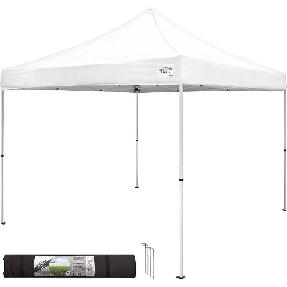 

Тент-шатер с прямыми опорами 10x10 футов, белый