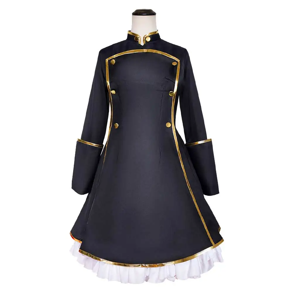 Anime My Dress-Up Darling Inui Sajuna Cosplay Costume Kitagawa Marin Roleplay Suit Women Soldier Uniform Dress Cloak Hat Set view 5