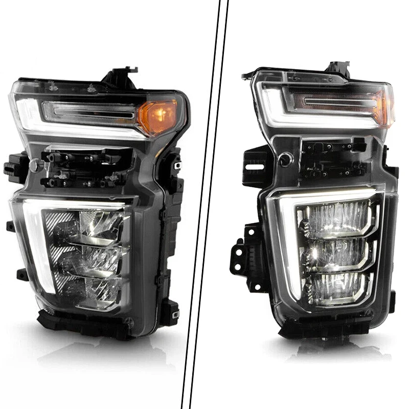 For Chevrolet Silverado 2500HD 3500HD 2020 2021 2022 2023 Car Full LED Headlight Head Light Plug and Play 84738618 84738619