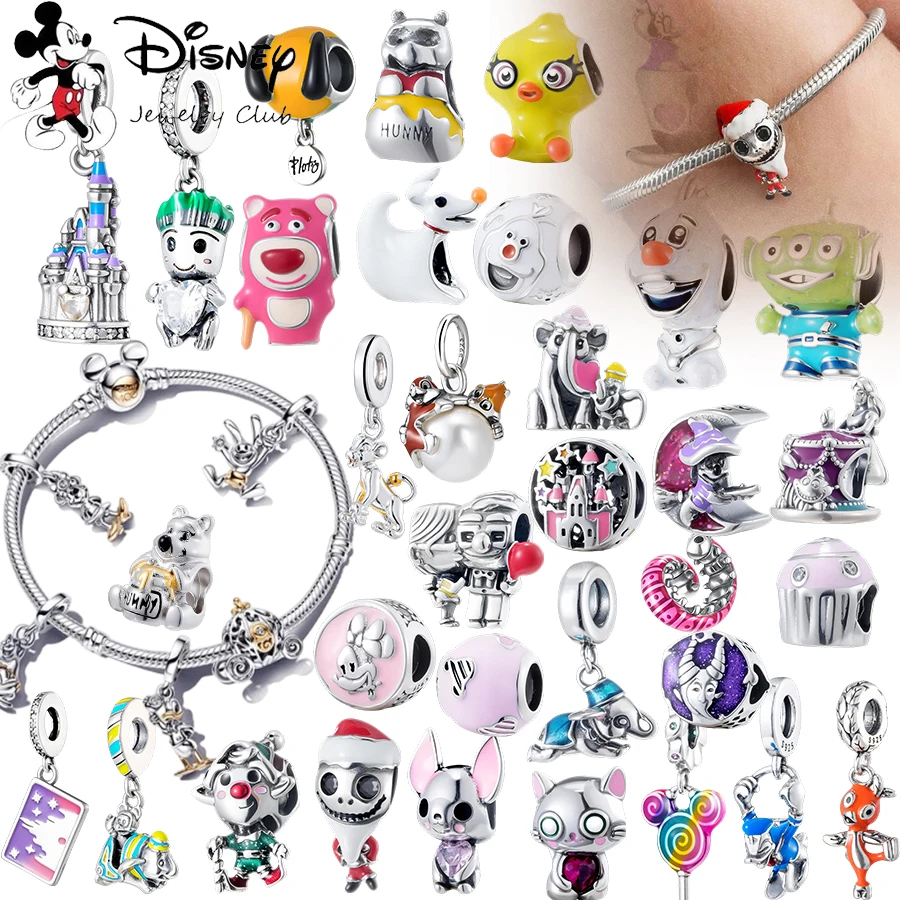 

Новые подвески Disney из стерлингового серебра 925 пробы Pixar, подходят для оригинальных браслетов, бусины с изображением принцев из «Холодного сердца», кулоны для самостоятельного изготовления украшений, подарок для женщин и девочек