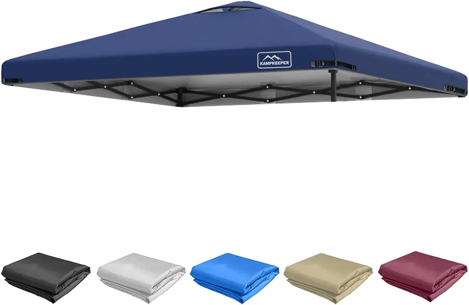 

Replacement Canopy Top with Air Vent, UV Waterproof Polyester for 10x10FT Outdoor Shelter (Navy Blue)