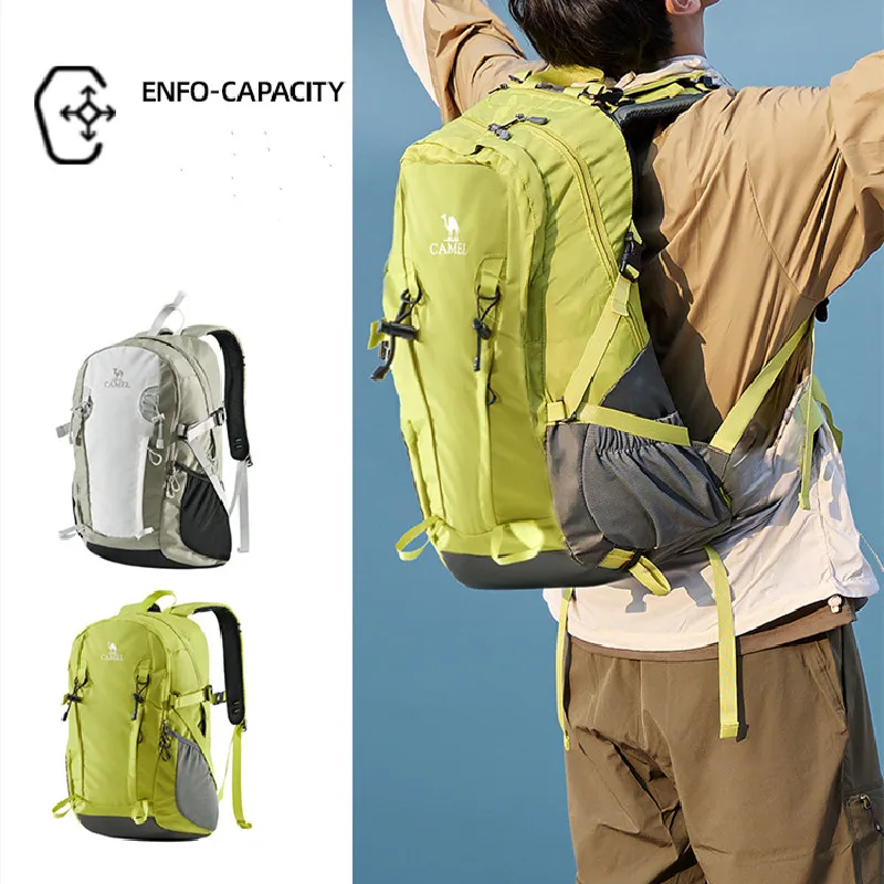 GOLDEN CAMEL Outdoor Hiking Backpacks 30L Mountaineering Bag for Men Sports Travel Waterproof Lightweight Professional Schoolbag