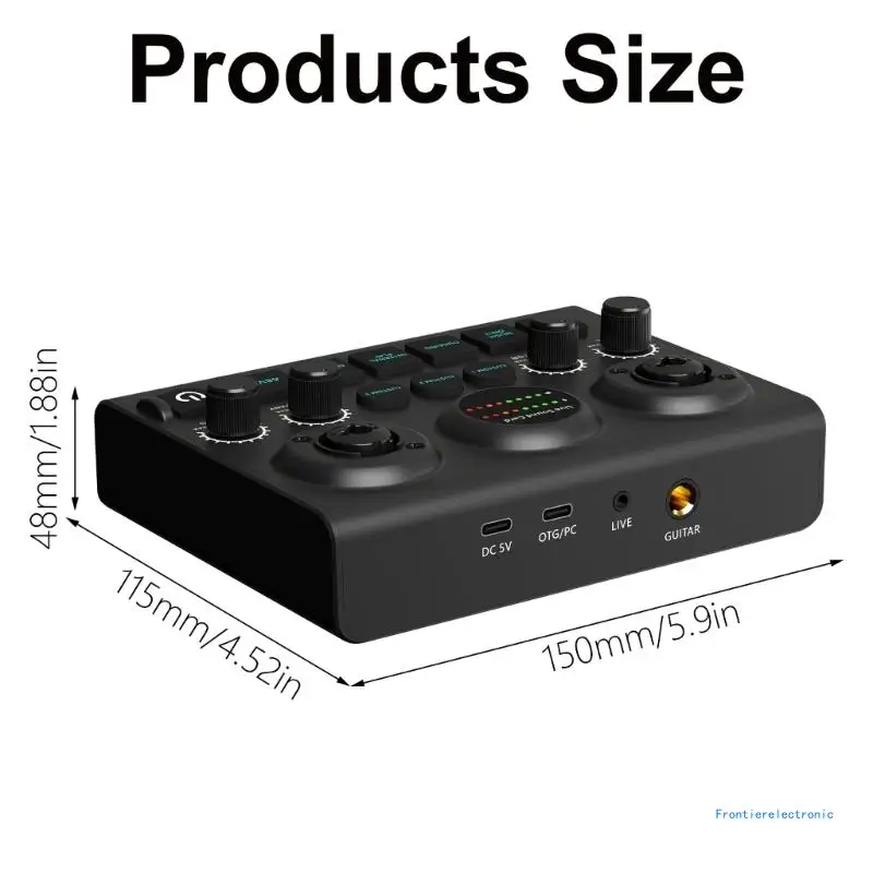 Quality Recording Sound Card With User Friendly Interfaces For Singers And Entertainers High Clear Recording DropShipping