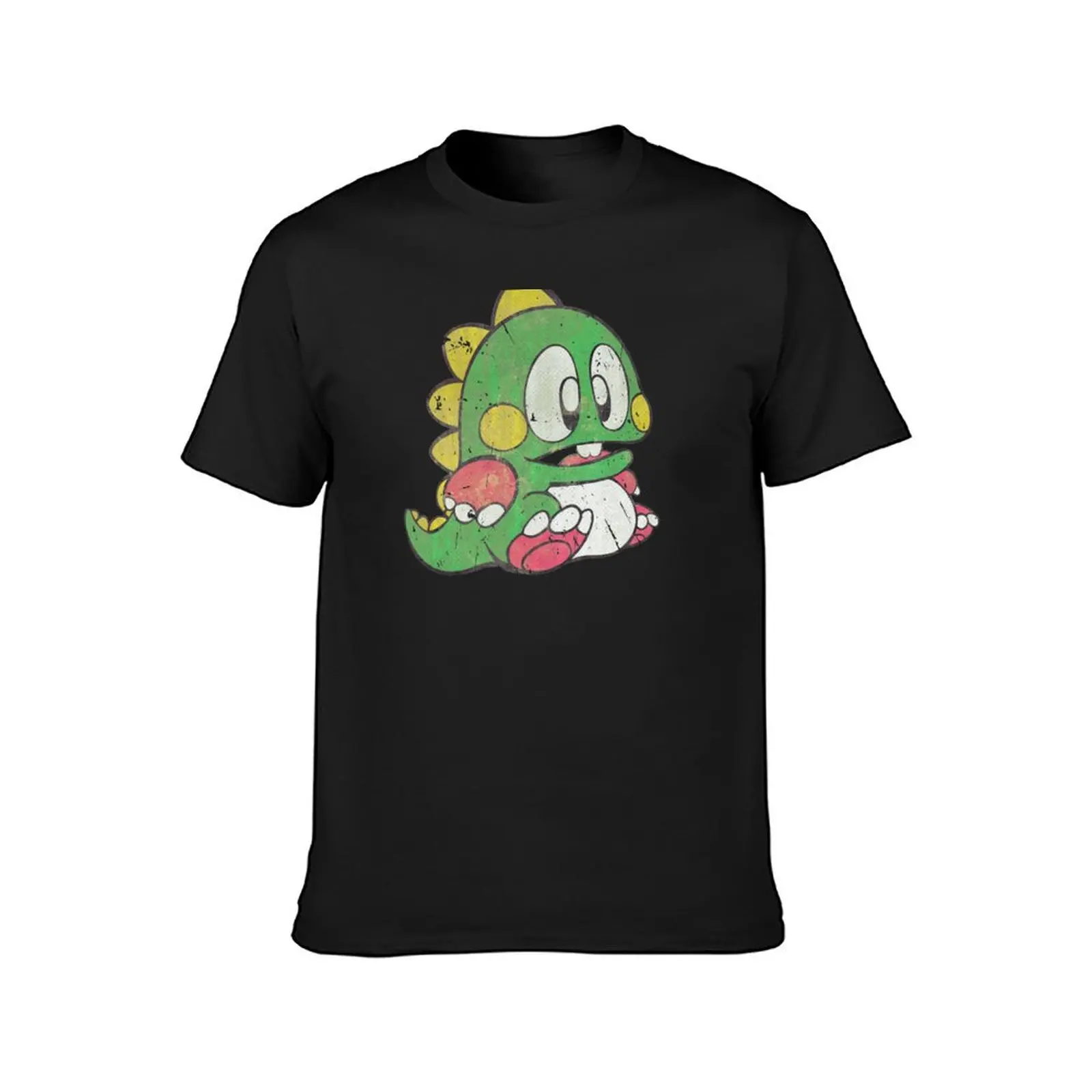 Green Dragon Vintage Bubble Bobble T-Shirt quick drying summer clothes boys animal print cute clothes mens t shirt graphic