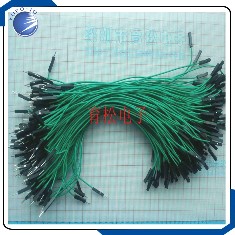 200pcs single male to female DuPont WIRE Cable 20CM breadboard WIRE bread board Blue Red Green Yellow Black
