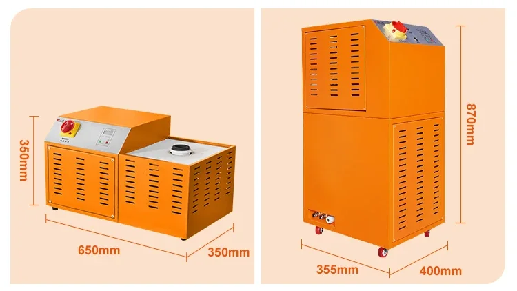 1kg 3kg 5kg small gold melting induction crucible furnace mini Precious metal silver titanium platinum smelting machine