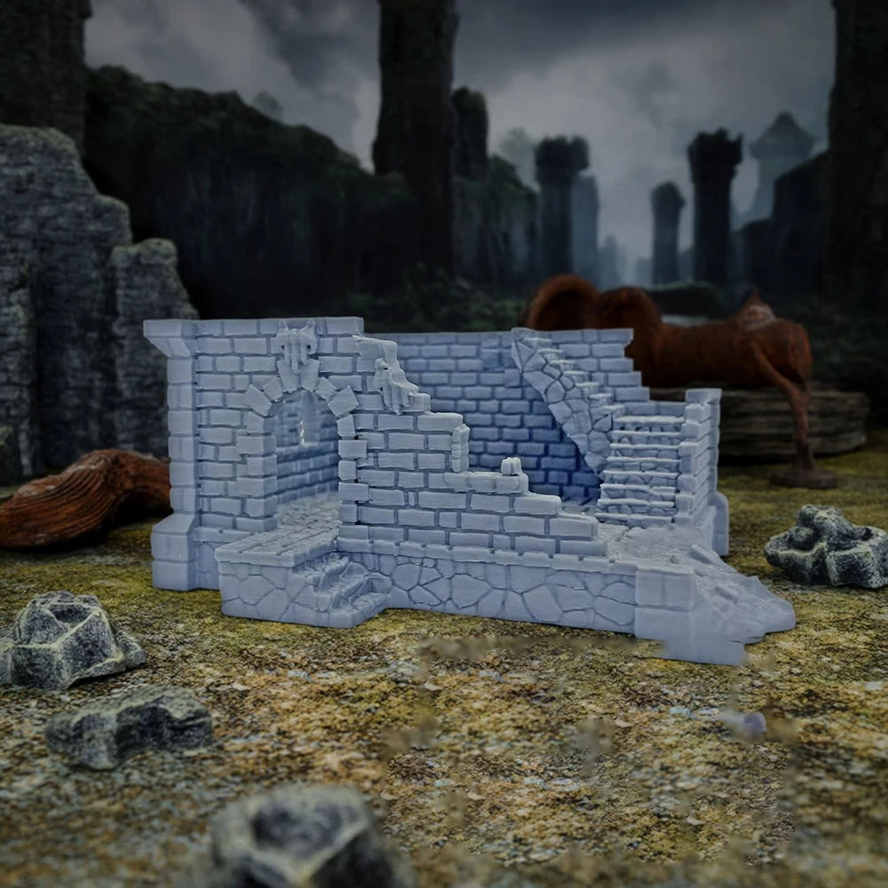 

Модель сцены Руины Архитектура Настольная игра Исторический тернер Руины Замок Сцена Дисплей Украшения Производство Аксессуары Инструмент