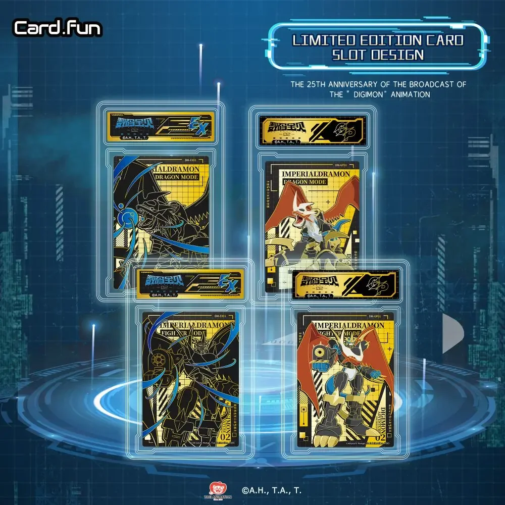 10 paczek CARDFUN Digimon Adventure 02 kolekcjonerska handlowa gra karciana TCG CCG karty kolekcjonerskie prezentów urodzinowych