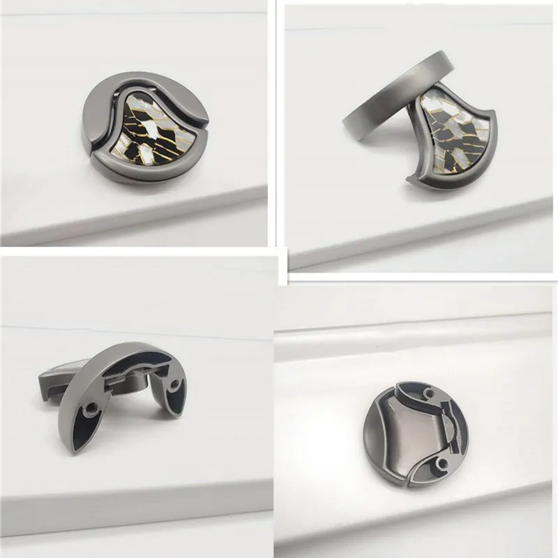 Cabinet Wardrobe Shoe Cabinet Door Handle Zinc Alloy Drawer Handle Shell Handle