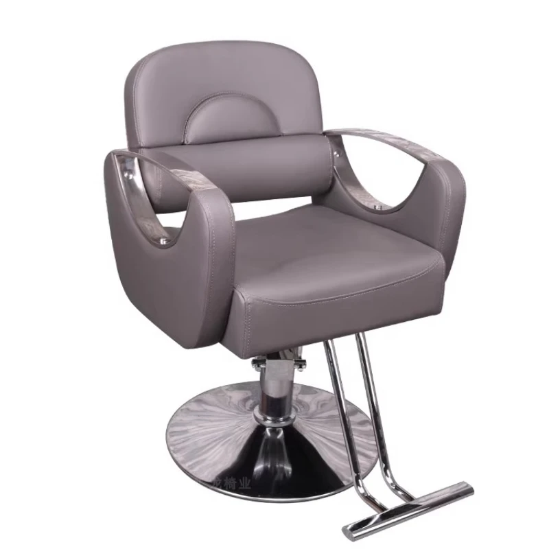 كرسي حلاق كلاسيكي متعدد الاستخدامات مبطن يدعم كرسي صالون تصفيف الشعر استوديو تجميل متجر ارتفاع كرسي أثاث الصالون