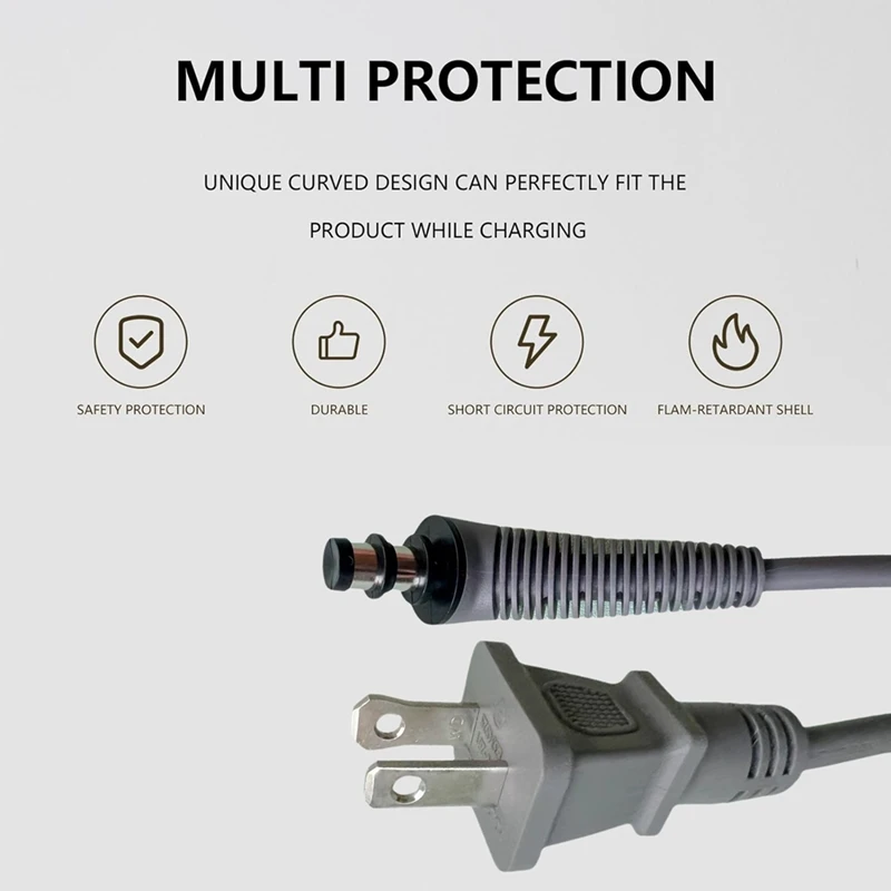 Replace Curly Hair Rod Power Cord For Dyson HD01 HD02 HD03 HD04 HD07 HD08 Airwrap Hair Styler AC Charger Cable US Plug