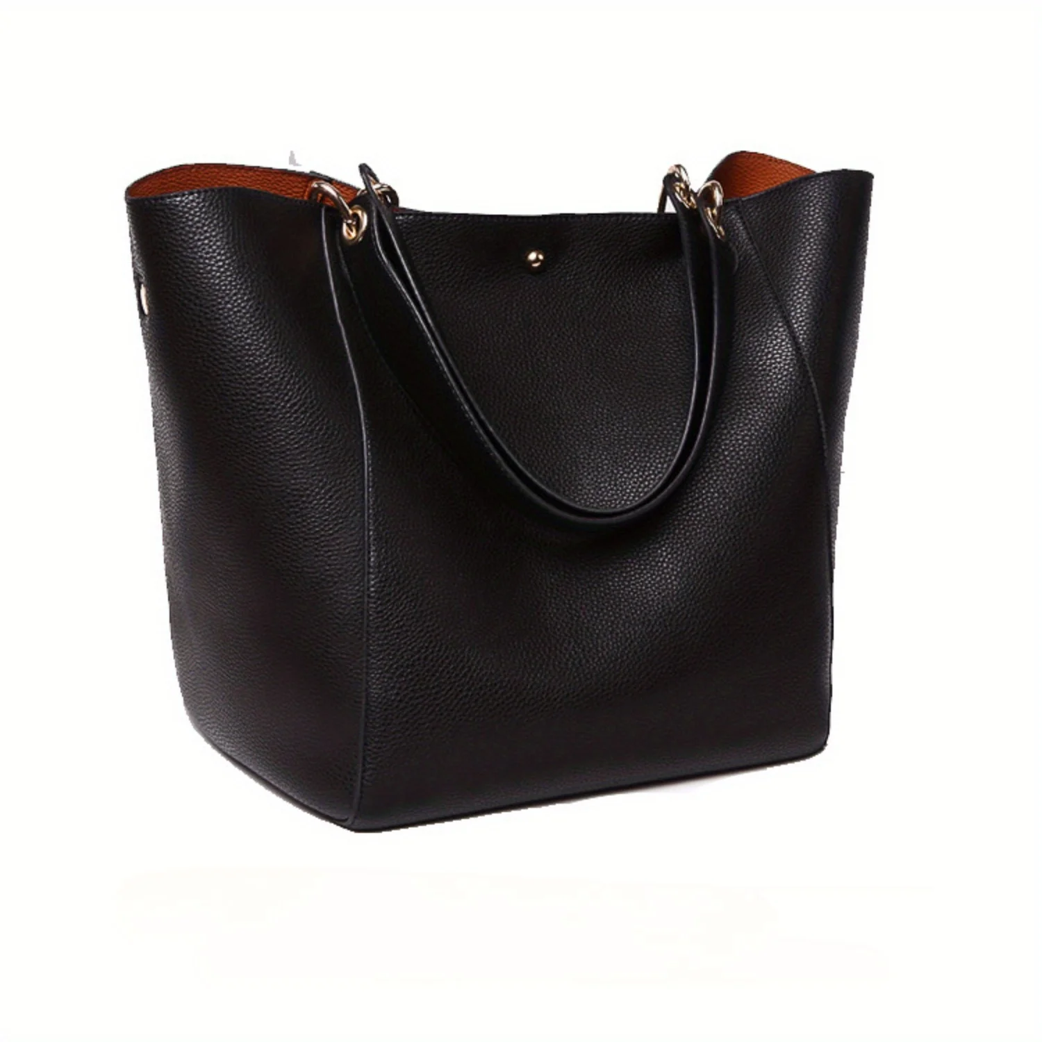

2 Pcs retro Europe and the United States large capacity women Tote bag, simple and stylish shoulder bag handbag