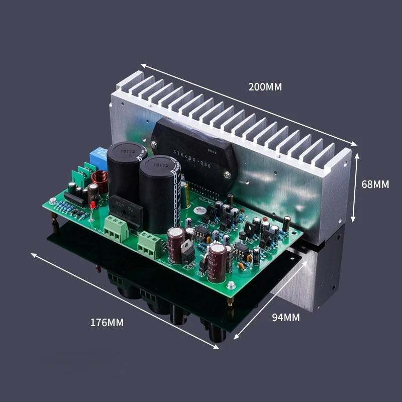 SOTAMIA Thick Film STK495-030 Warm Sound Power Amplifier Board Pure Post-stage High Power 200+200W