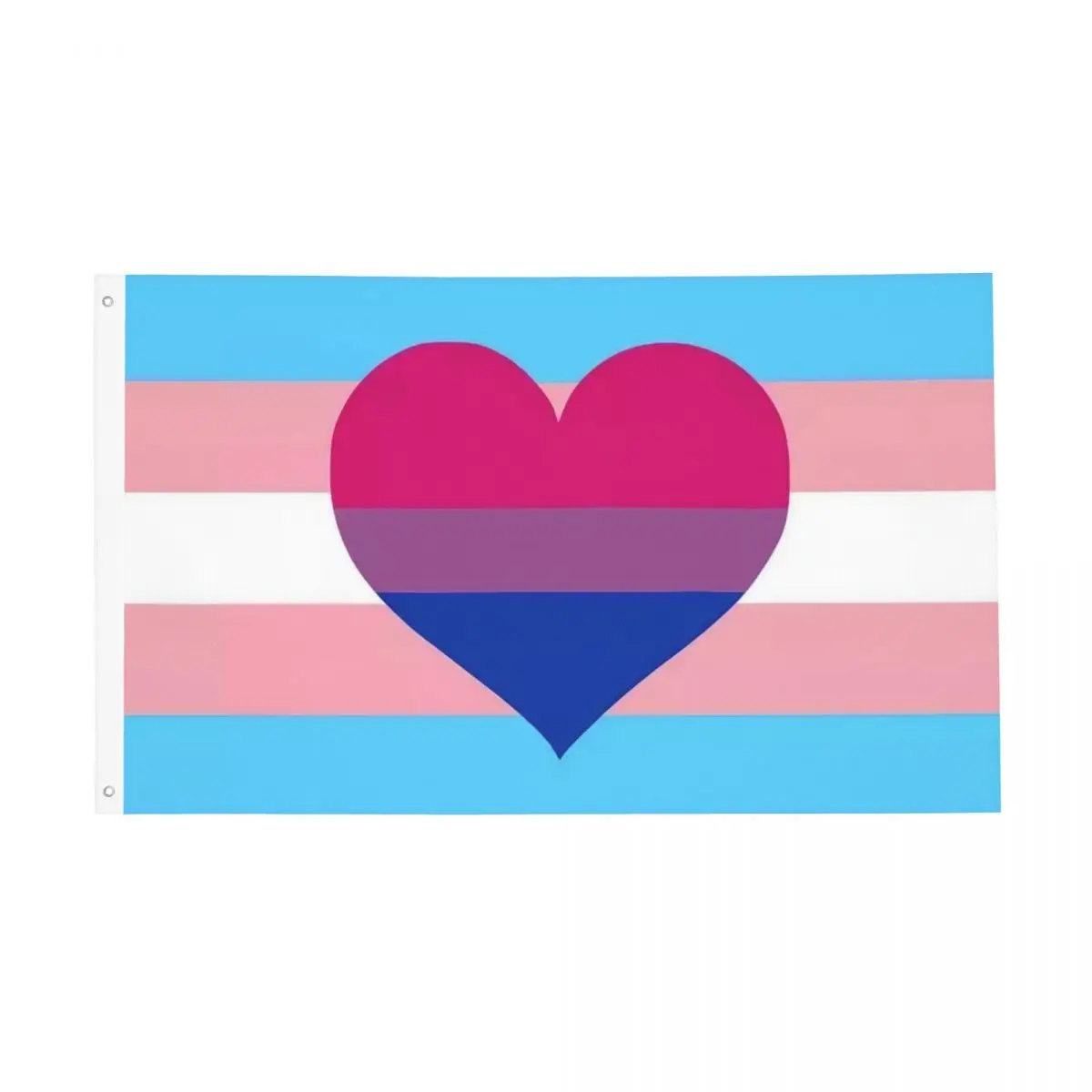 Transgender And Bisexual Flags Double Sided Outdoor Banner Lgbt Yaoi Boy Love 2 Grommets Home Room Dorm Wall Decor