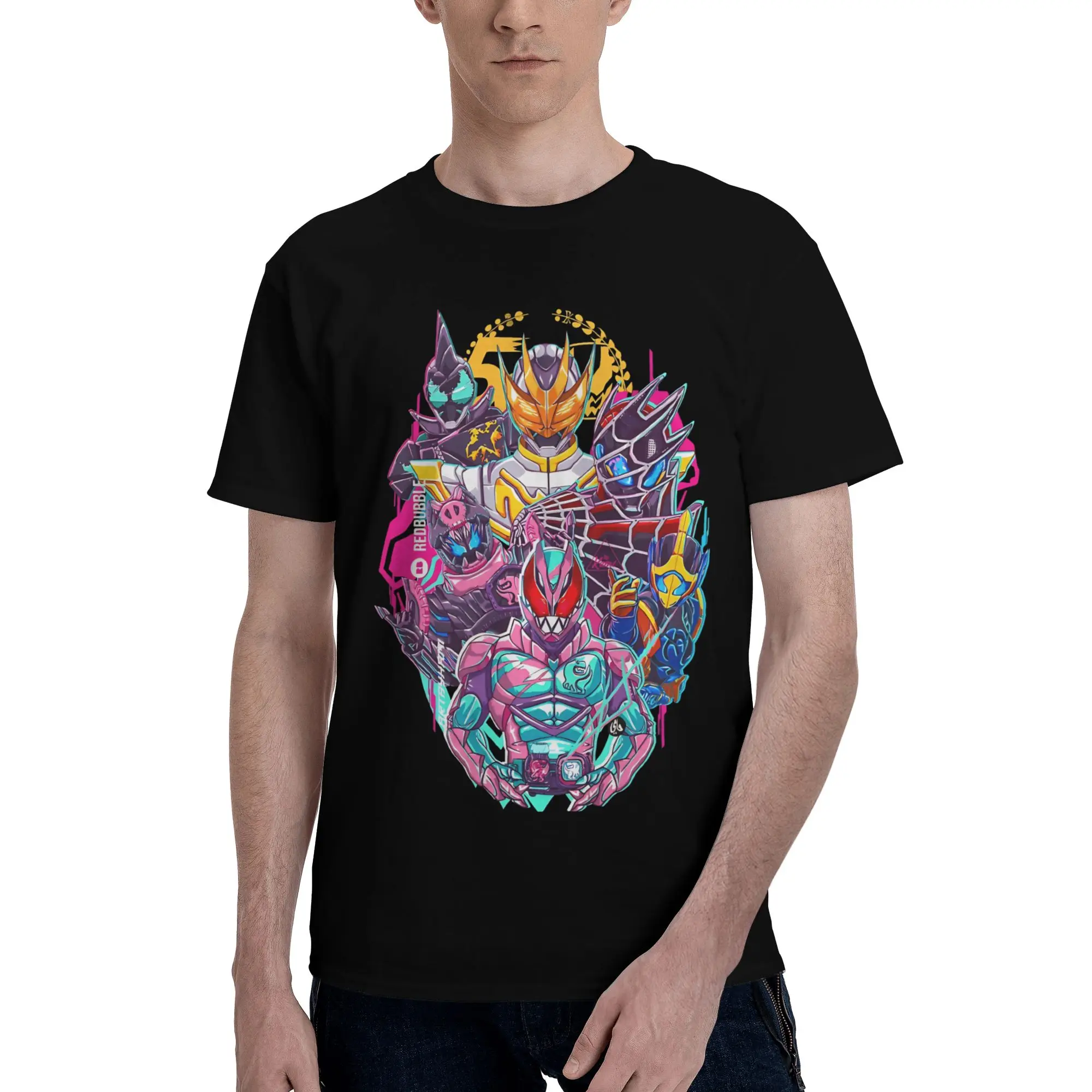 Revice Buddy All Up!  Funny 100% Cotton T-Shirt Bandai Kamen Rider Tops Tees For Men