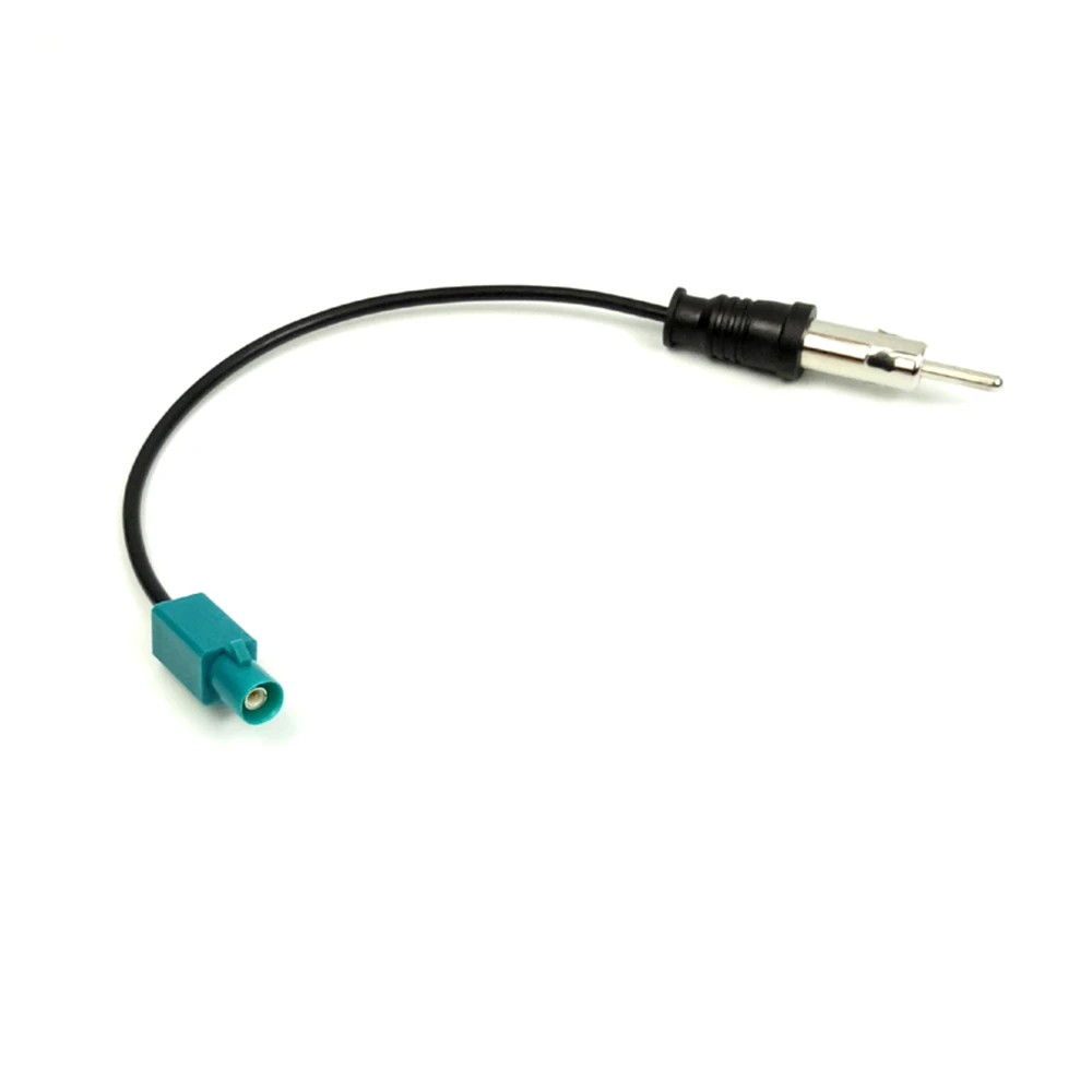 Universal Car FM AM Stereo Radio Antenna Adapters Cable Fakra-Z Male To DIN Plug 15cm FM/AM Aerial To DIN Car Replacement Parts