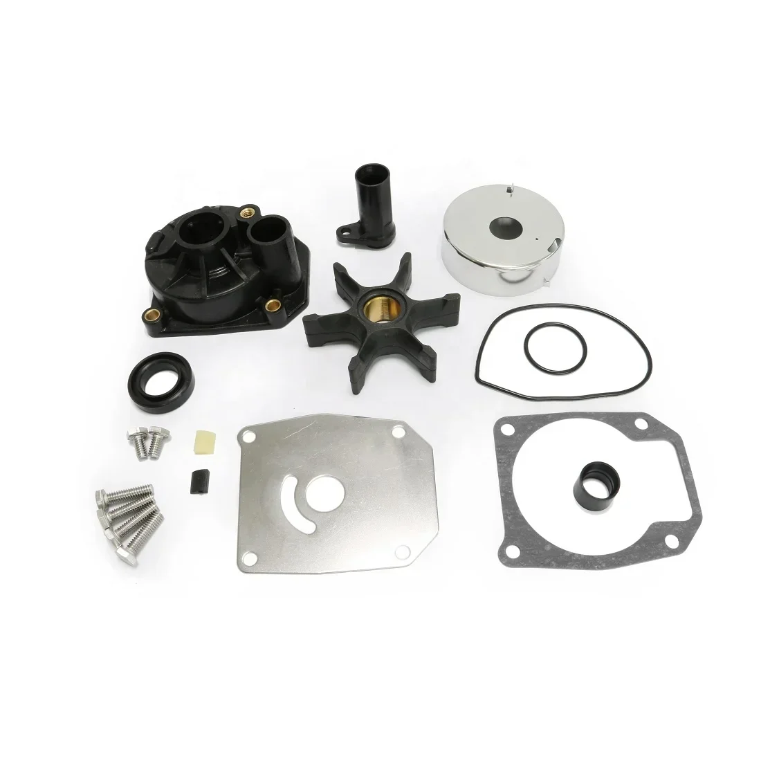 Water Pump Impeller Repair Kit Replacement for Omc Johnson Evinrude Outboard 40 50 60 65 70 75 HP Boat Motor Engine Parts 432955