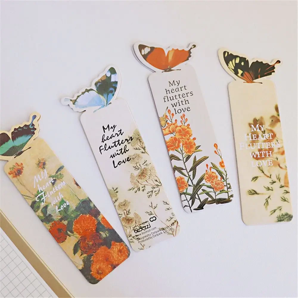 3D Butterfly Bookmarks Fashion Cute School Supplies Student Bookmark Paper Bookmark Stationery 책갈피 закладкизакладка для книг