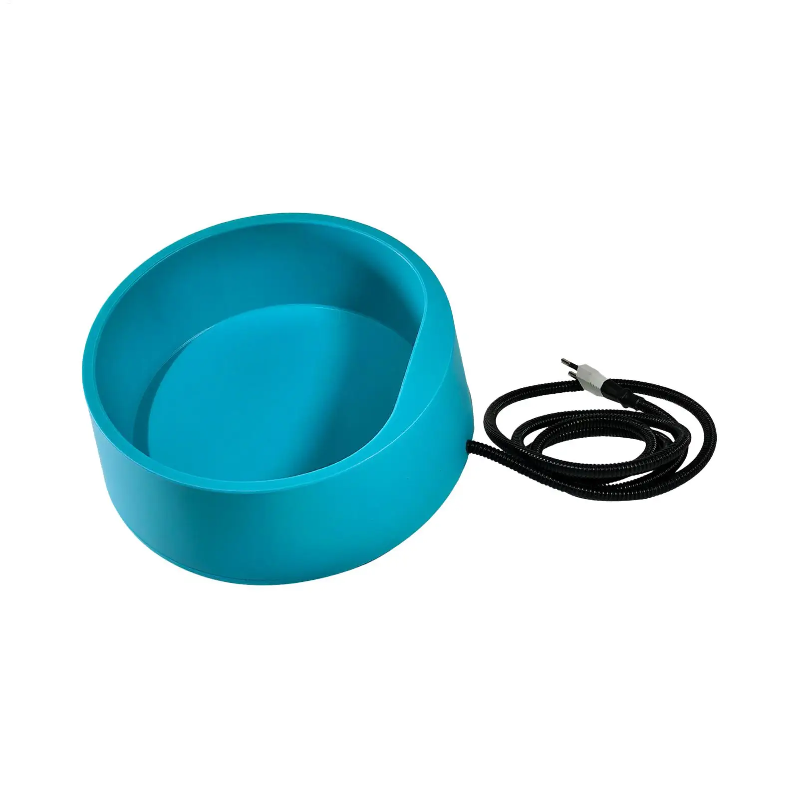 

Heated Pet Water Bowl Plug in Drinker Warming Dish Heated Water Dish for Outdoor Farm Backyard Kennel Stable Livestock Chickens