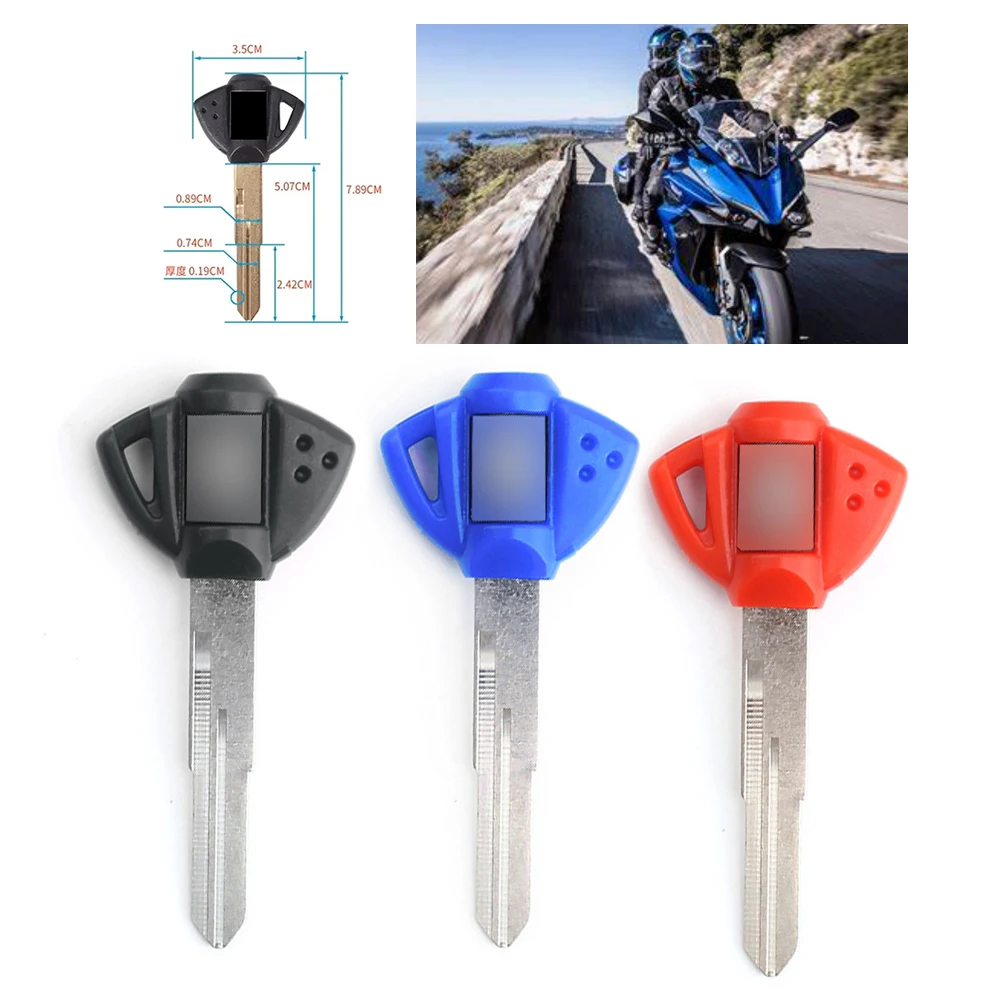 For Suzuki Hayabusa GSX1300R Vstrom Dl650 DL1000 GSXS 750 GSX600F GSX750F SV650 Blank Key Uncut Blade Motorcycle Accessories CNC