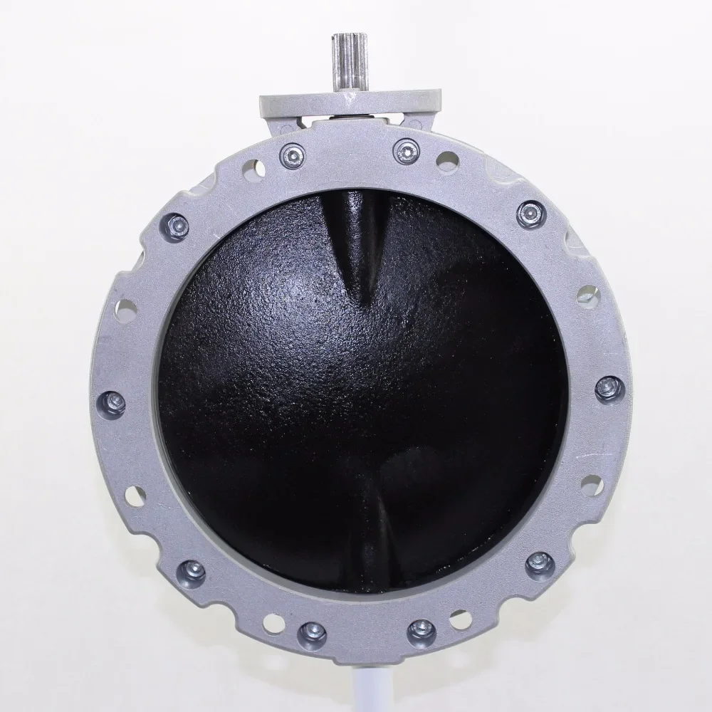 DN300 Double Flange Cast iron Butterfly Valve aluminum alloy