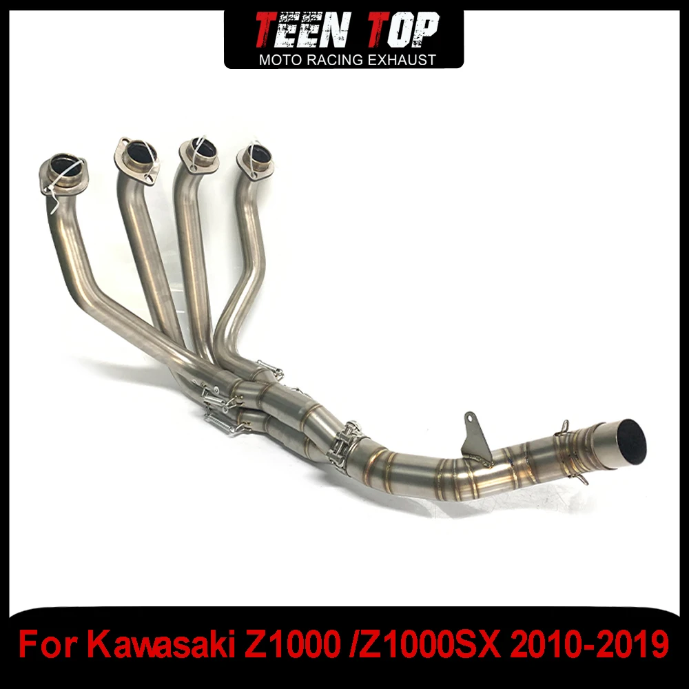 

Moto Parts For Kawasaki Z1000 /Z1000SX Motorcycle Exhaust Escape Moto Modified Full Systems Front Middle Link Pipe Muffler