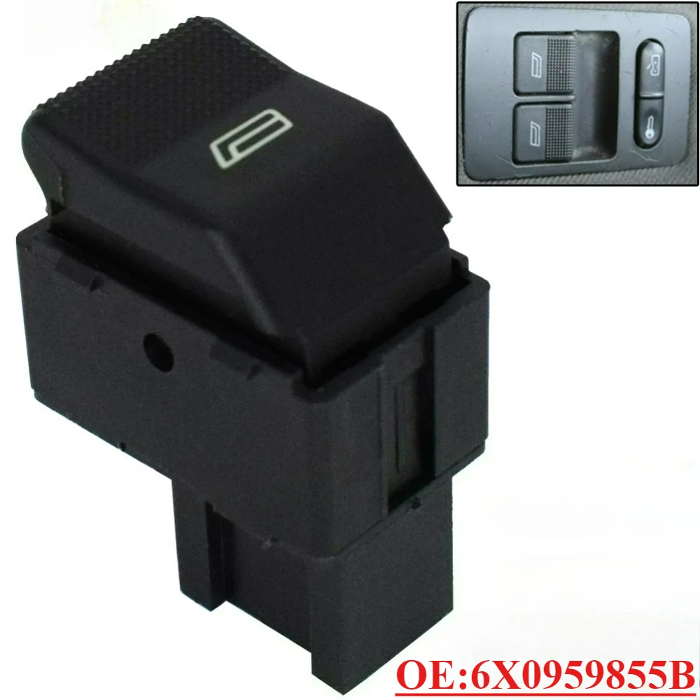 

2pcs 6X0959855B Car Power Window Switch Single Button For Volkswagen VW Polo Hatcback 6N2 For Seat Ibiza Arosa Cordoba