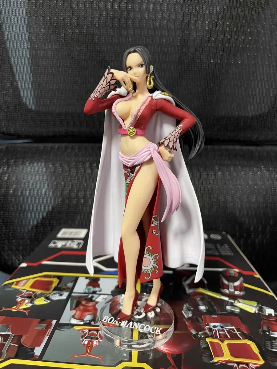 17cm Bandai Banpresto One Piece Boa Hancock Figure Grand Line Ver Action Figurine Anime Collection Model Doll Statue Doll Gift