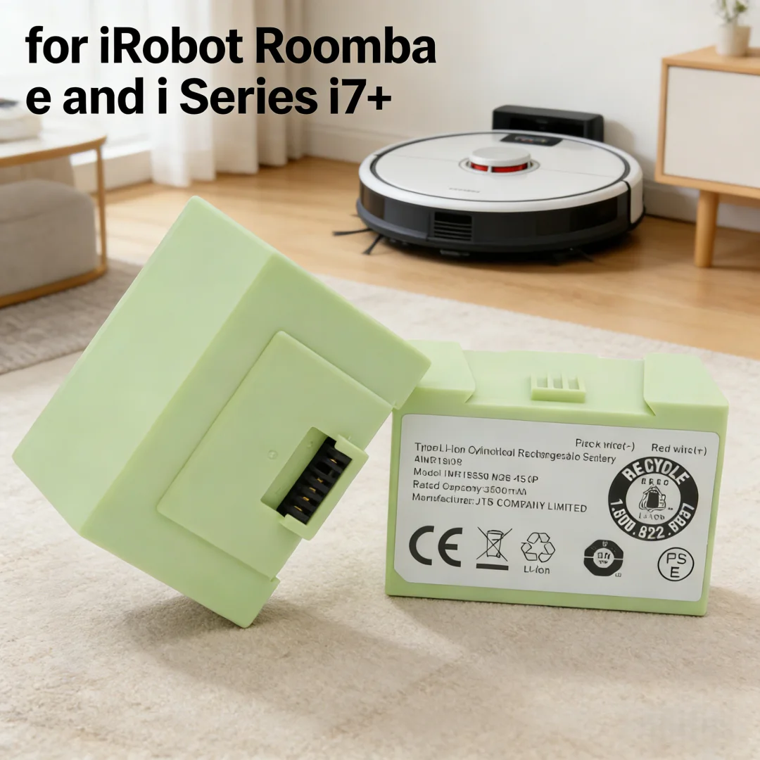 14.4V 3.5Ah Replacement Battery for iRobot Roomba i7+ e5 i3, Li-ion Pack for i Series e Series Robot Vacuum Sweeper Accessories