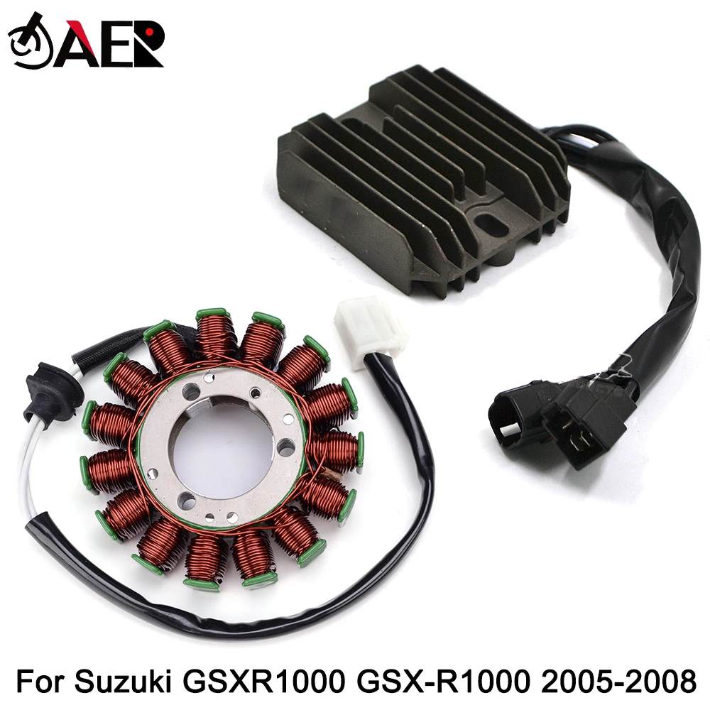 

Motorcycle Stator Coil + Regulator Rectifier for Suzuki GSXR1000 GSX-R1000 GSX R1000 GSXR 1000 2005 2006 2007 2008