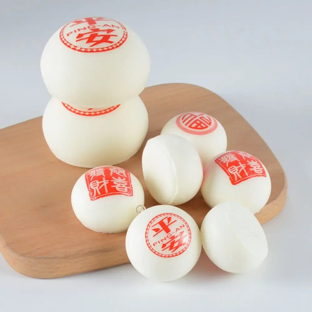 Slow Rebound Super Big Baozi Mantou Simulation Food Big Baozi Mantou Stress Release Hand Relax Gift Simulated Cake Toy