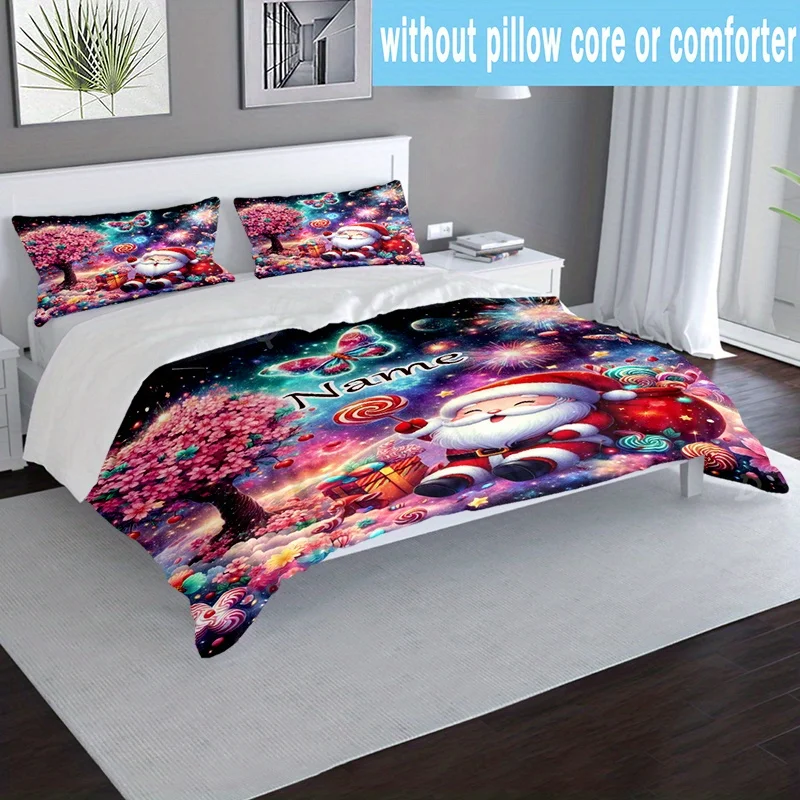 customized name Bedding Set 3D Print Polyester Duvet Cover Single Twin Queen King Size for Home Decoration Birthday Gift